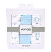 3PK Muslin Swaddle Sheets 100% Cotton